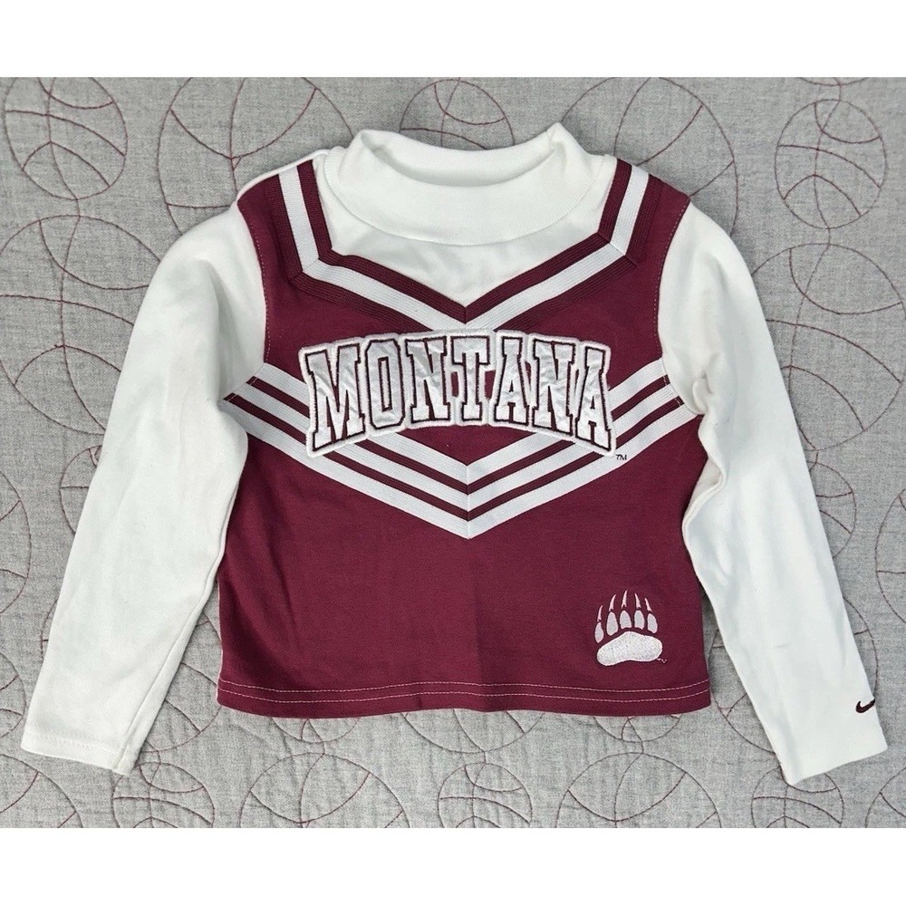 Montana Grizzlies Cheerleading Top Team Short / Little Girls Size 4T